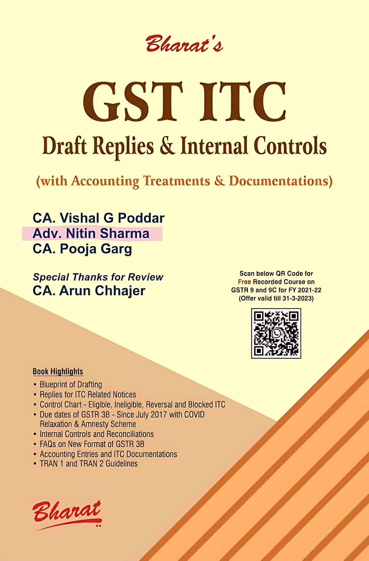 GST ITC- Draft Replies & Internal Controls